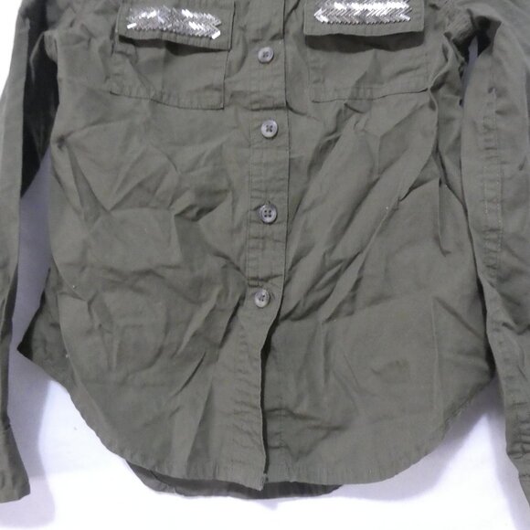 JOE FRESH - Kids | small (6) | Olive Green Button-Up Shirt | NWOT - Picture 7 of 16
